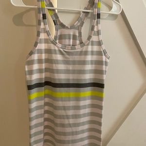 Rare Lululemon striped tank top sz 8